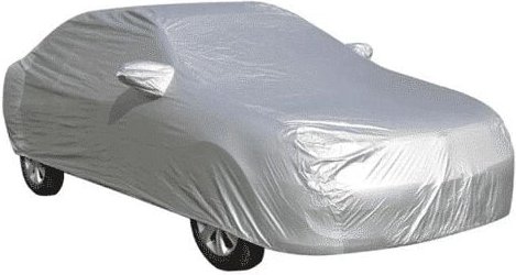 Autoplane Autoabdeckung für den Außenbereich Autoabdeckung gegen Sonne Anti-UV Schneestaub Autoplane 480x180x120cm silbe...