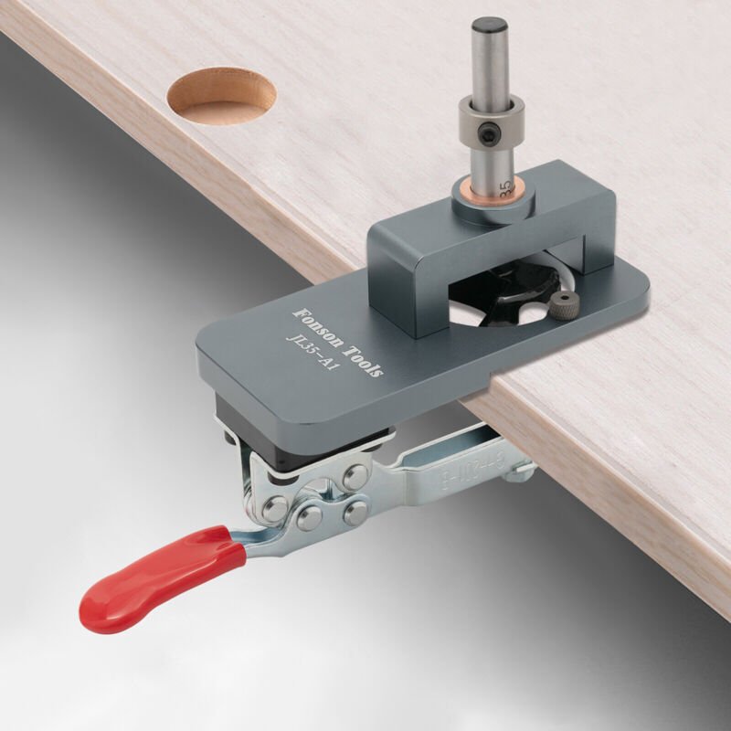 35-mm Scharnierloch-Positionierer Bohrvorrichtungs Werkzeug Scharnierlochsäge
