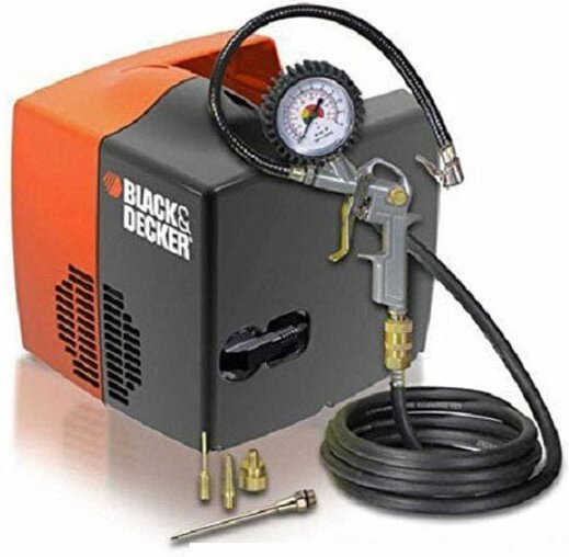 Black&decker - Tragbarer Kompressor cubo bd 195 ohne Kessel mit Zubehör