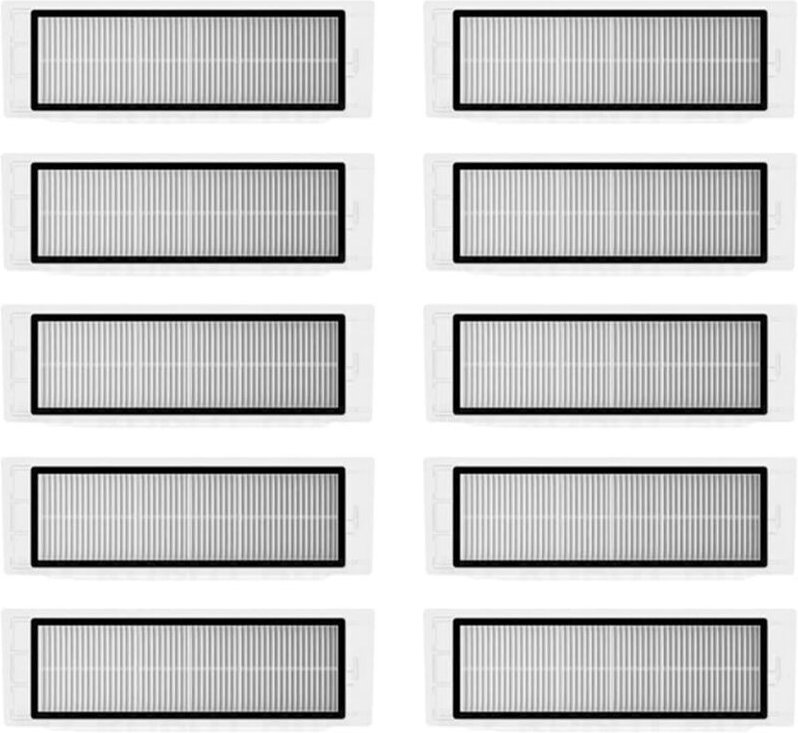 10 Stück HEPA-Filter für Xiaomi Roborock S6 S5 MAX S60 S65 S5 S50 S55 E25 E35 Staubsauger (1 Generation)