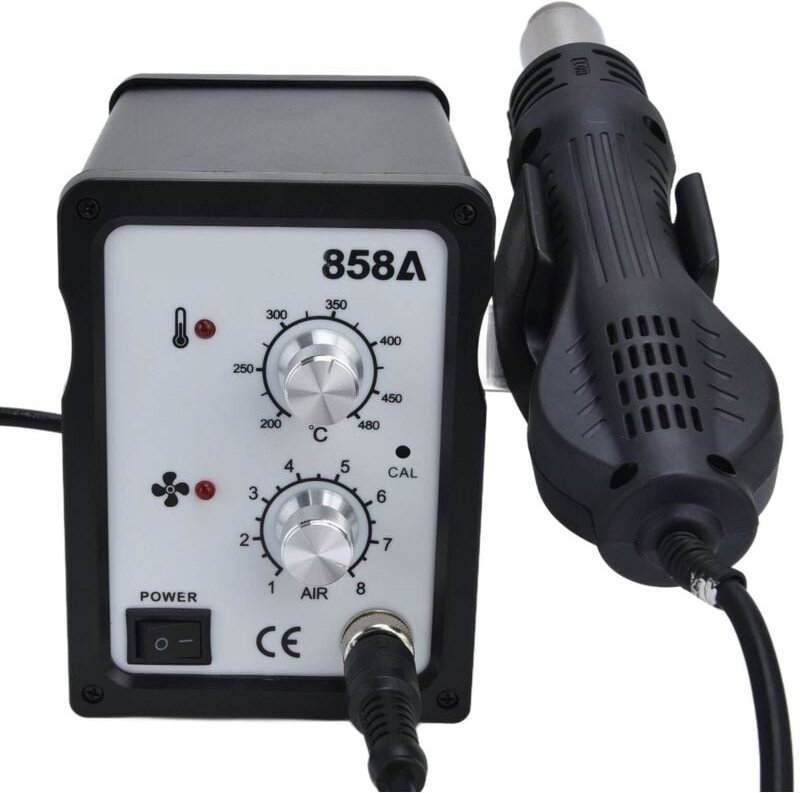 Entlötstationen, Heißluft-Nacherwärmungsstation 220 V 50 Hz/60 Hz für kleine BGA-Bauteile zum Löten von SOC, CHP, QFP un...