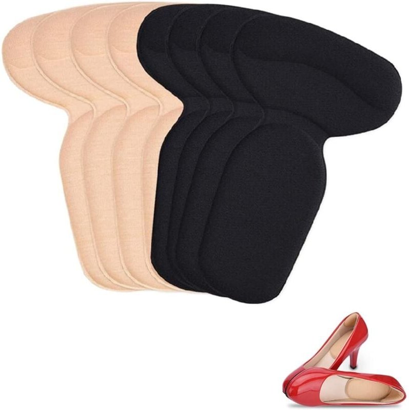 Bequeme Fersenschutz-Einlegesohle (4 Paar), weiche Schwammkissen mit extra starker Klebrigkeit für die Fußpflege, unsich...