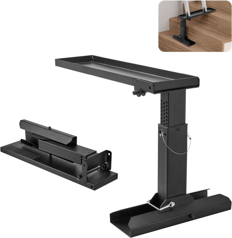 Leiternivellierer,23,4 Lx11,4-18Zoll h Auflagefläche,Nivellierwerkzeug für Stahlleitern,zusammenklappbarer