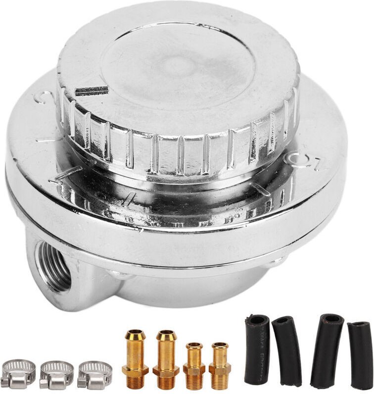 Kit Régulateur Pression Carburant Universel Réglable Moteur Carburateur