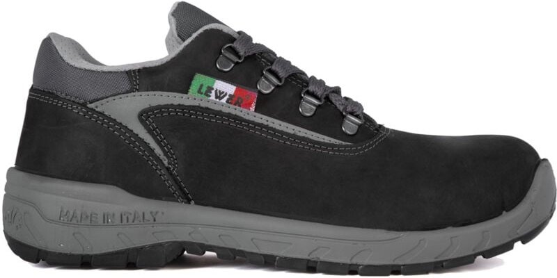 Lewer 675 S3 SRC Sicherheitsschuhe - 44 EU - Schwarze