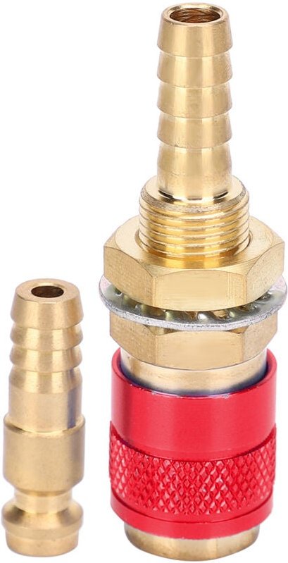 Argon Rapints Schnellanschluss-Gasadapter, wassergekühlter Gasadapter, Schnellverbinder-Adapter, Schnellverbinder, Ansch...