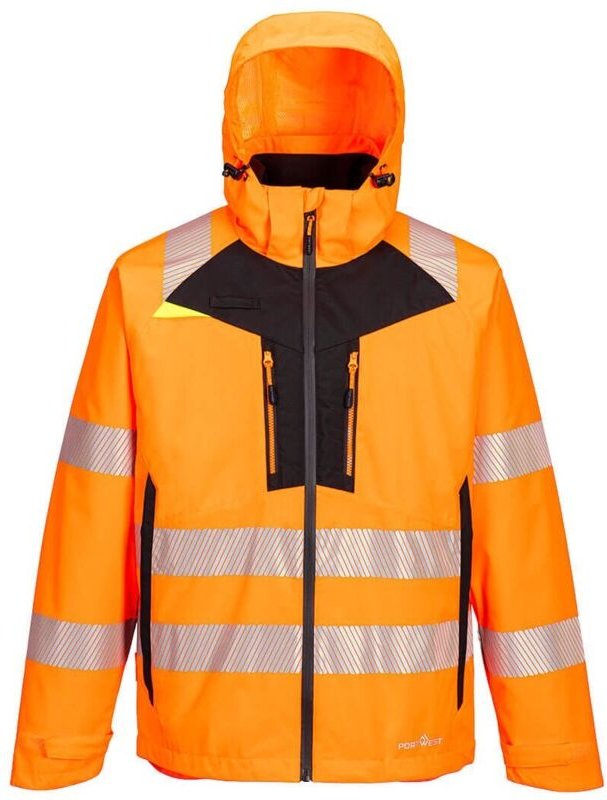 4-in-1 Jacke Dx4 Hi-vis - XXXL - Orange/Schwarz - Portwest