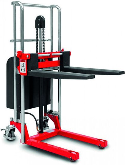 Matisère - Elektrohydraulische Mini-Stapler - Max. Tragfähigkeit 400kg - Max. Hubhöhe 1500mm - 300288
