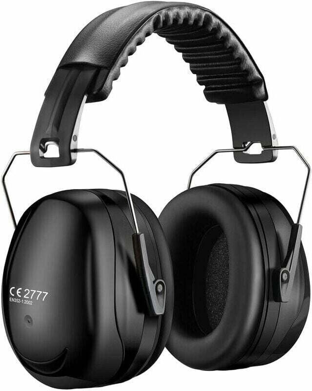 Gehörschutz-Kopfhörer für Erwachsene, geräuschunterdrückende Kopfhörer (SNR 34 dB) mit Tragetasche, verstellbare Kapselg...