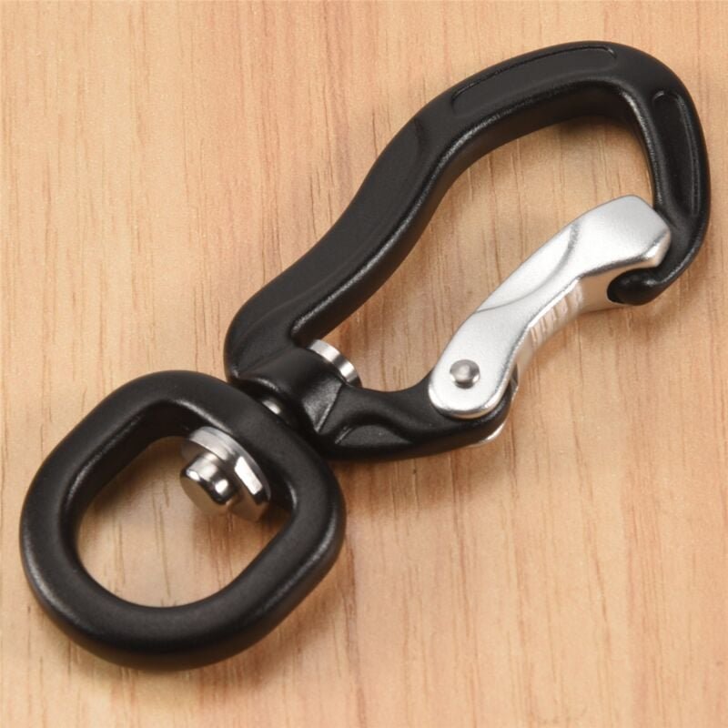 360 ° Drehbarer Karabiner Haken, Multifunktionale D-Schnalle Aus Aluminium Legierung für Camping Wanderungen im Freien