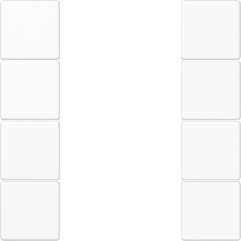 Jung Tastensatz, 4fach komplett LS 504 TSA WW