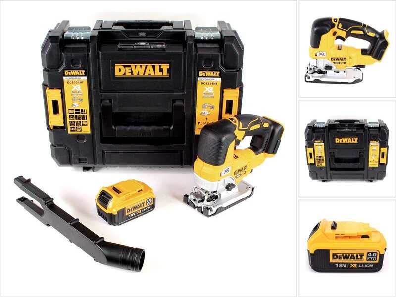 Dcs 334 nt Akku Pendelhub Stichsäge 18V Brushless + 1x Akku 4,0Ah + tstak - ohne Ladegerät - Dewalt