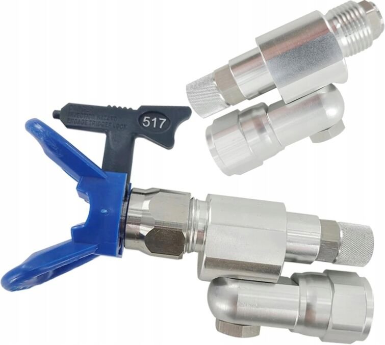 Zenthril HyperElite CleanShot Ventil – Malventil mit 517 Spritzdüse und Schutz Kompatibel mit 7/8" Pistolen, 248 bar, 18...