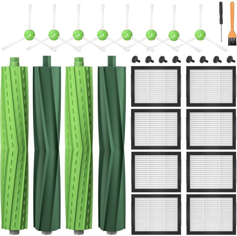 Konvolut mit 22 Zubehörteilen für iRobot Roomba i7 i7+ j7 j7+/Plus i3 i3+ i4 i4+ i6 i6+ i8 i8+ E5 E6 E7, Ersatzteile für...