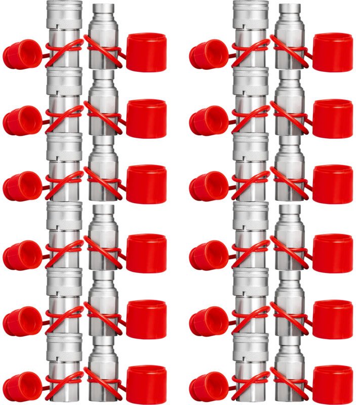 VEVOR Kompaktlader-Hydraulik-Schnellkupplung, 1/2-Zoll-Körper, Hydraulikkupplung, 1/2-Zoll-NPT-Hydraulikkupplung, Schnel...