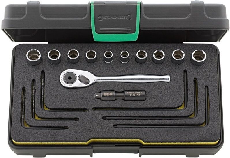 Stahlwille 40a/40aD/16/2 Steckschlüssel-Satz 1/4" Hi-Lok