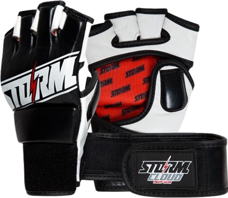 StormCloud Tempest MMA-Handschuhe, Schwarz/Rot, 113 g, Größe L