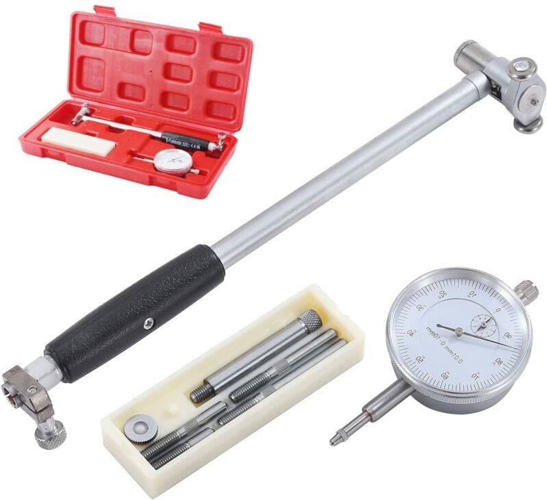 Bohrungsmessgeräte, 50–160 mm, metrisch, 0,01 mm, Präzisions-Messuhr, Bohrungsdurchmesser-Anzeige, Motorzylinder-Innenlo...
