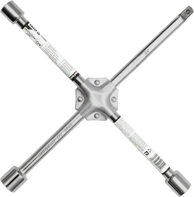 Thumbnail - Yato - Kreuzschlitz-Radschlüssel 24x27x32 mm x 3/4'' YT-0802