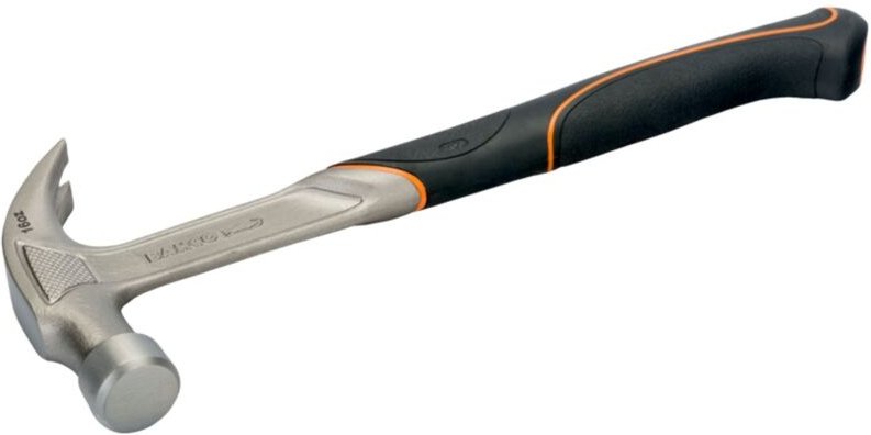 Bahco ERGO Klauenhammer mit Zweikomponenten-Griff, Extra-groß 450 g