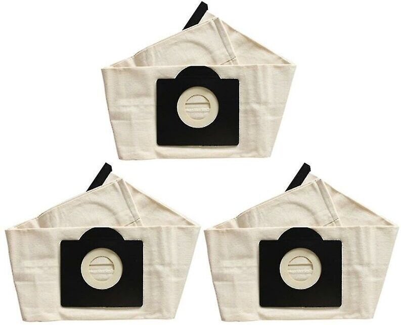 Waschbare Teile kompatibel mit Karcher Wd3 Staubbeutel Thsinde Stoff Staubsaugerbeutel