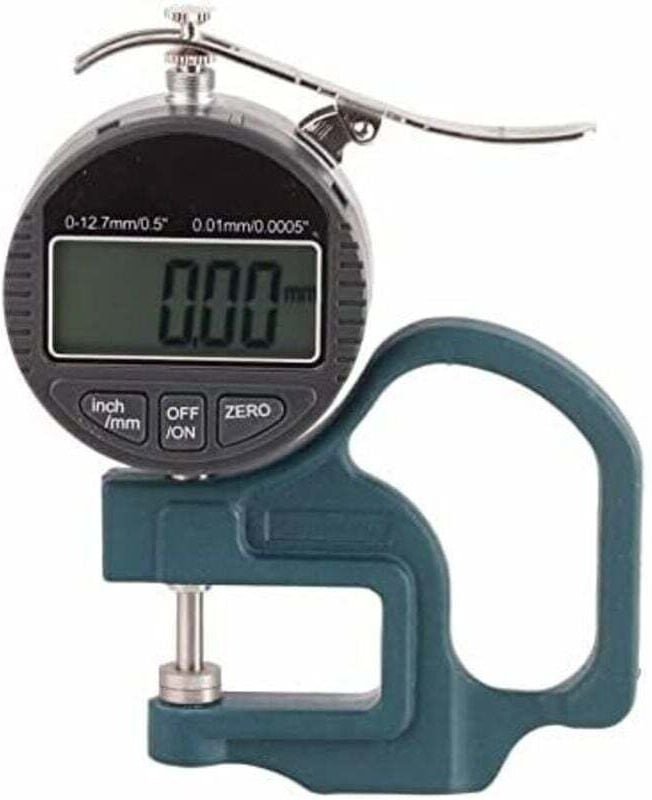 Digitales Dickenmessgerät mit Prozentanzeige, 0–12,7 mm, Genauigkeit 0,001 mm