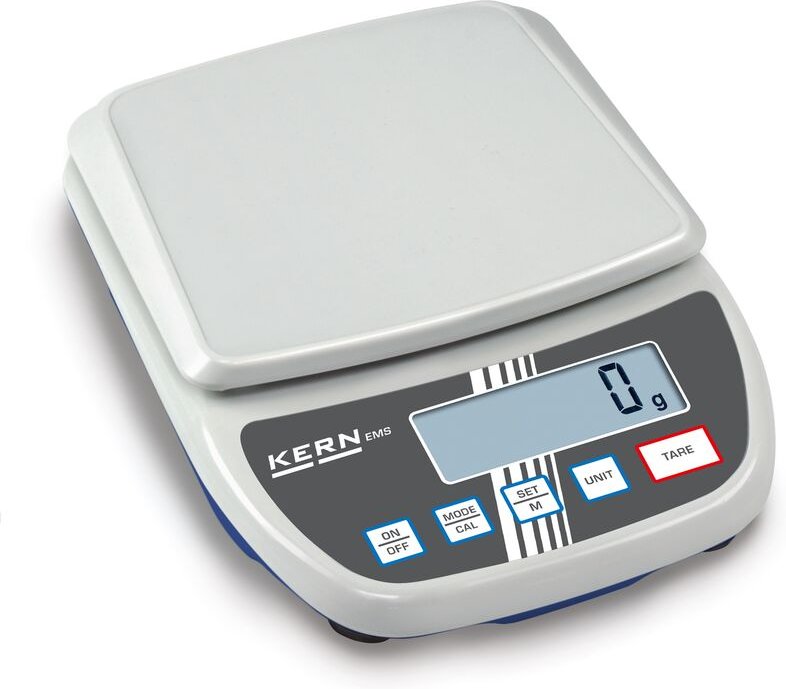 KERN Schulwaage EMS 3000-2 (Wägebereich 0,01g - 3000 g, Wägeplatte 175x90 mm)