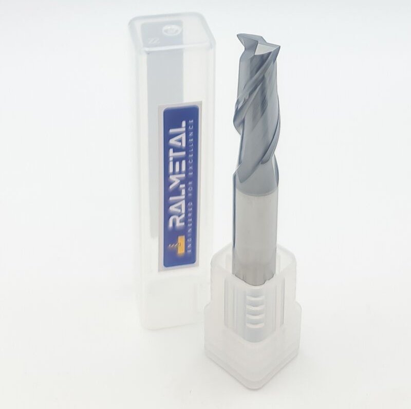 VHM Hartmetall-Fräser 6 x 15 x 50 mm 2 Schneiden 45 HRC