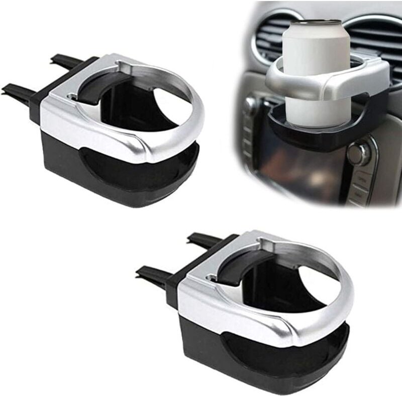 2 Stück Auto-Getränkehalter, Auto-Getränkehalter, Flaschenhalter, Klimaanlagen-Steckdosenhalter, universell für SUV/LKW/...