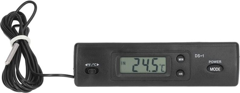 Digitales Thermometer mit Temperaturanzeige, Multifunktionsthermometer mit wasserdichter Sonde für Kühlschrank, Fahrzeug...