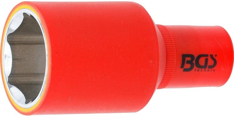 BGS VDE-Steckschlüssel-Einsatz Sechskant Antrieb Innenvierkant 12,5 mm (1/2") SW 32 mm - 72082