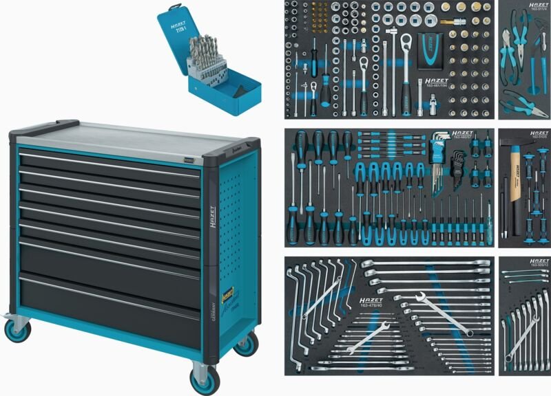 Wkz.wagen 179NXXL-7/340 B959xT518xH1020mm 600kg 7 Schubl.340-tlg.Stahlbl.