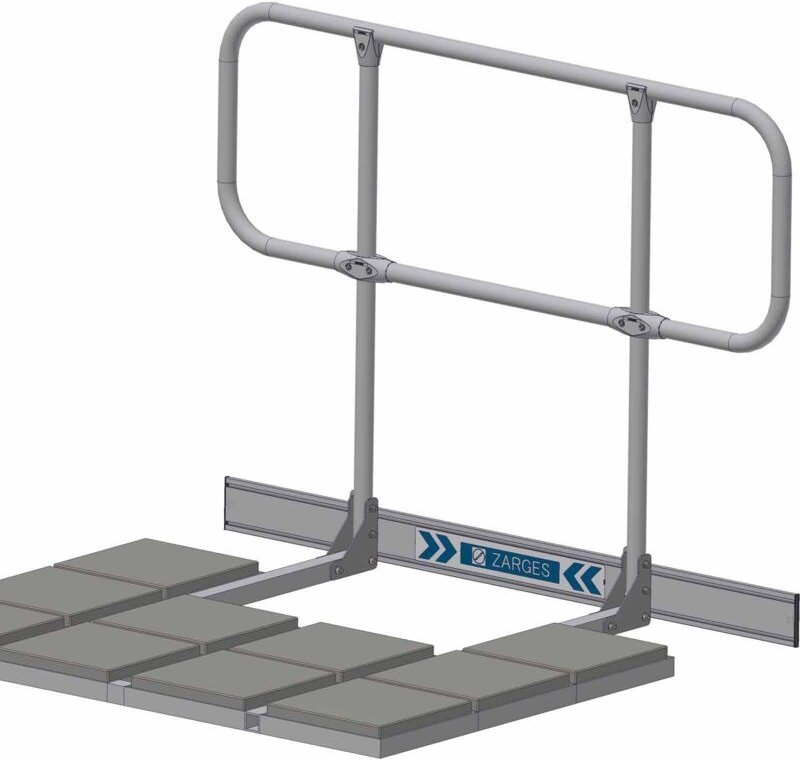 Zarges Dachgeländer für Steigleiter (rechts oder links) Länge: 1500mm