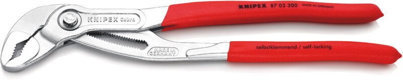 Knipex - 87 03 300 Cobra Hightech- Wasserpumpenzange kst überz verc. 300 mm