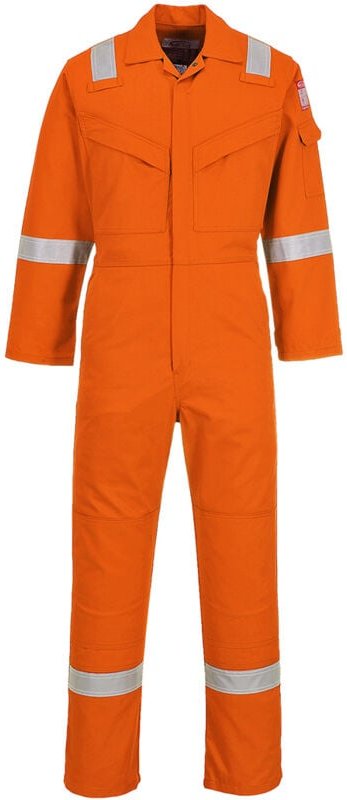 Flammenbeständige und antistatische Overall 350g Orange Tall S - DE(38-40) - UK(30-32)