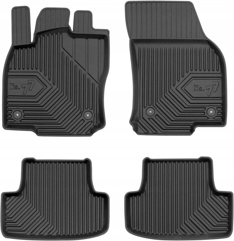 Gummimatten Audi Q2 2016-2020 Durch 77