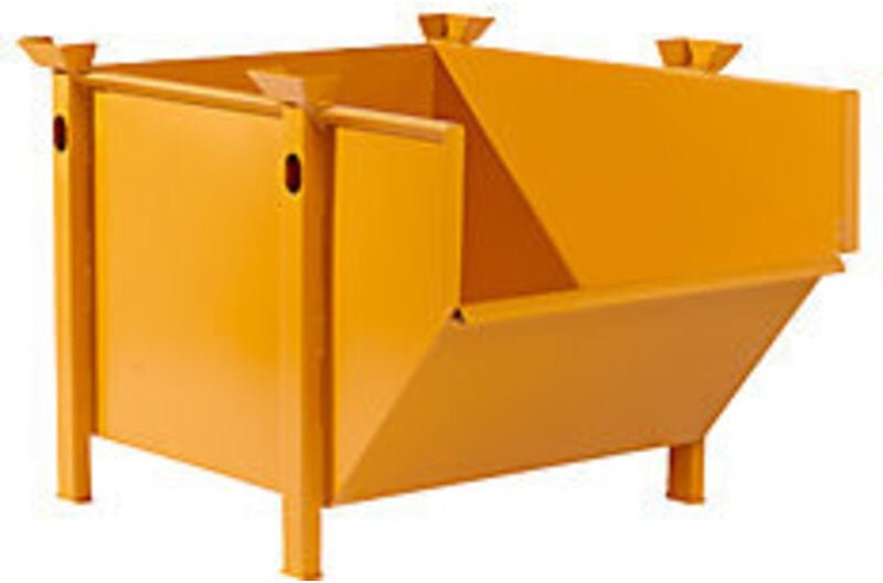 Bauer Materialbehälter BBM 500, lackiert, Gelborange