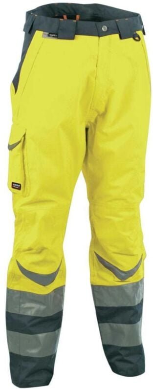 Cofra Winter-Warnschutzhose wind- und wasserdicht gelb 48