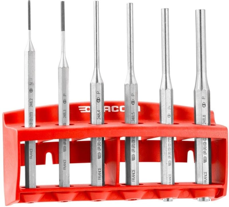 FACOM Splinttreiber, einteilig, Satz im Ständer, 6-tlg.