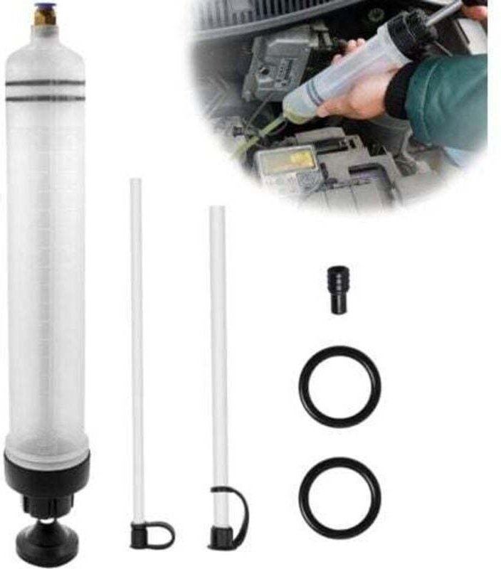 Ensemble de 5 seringues à huile de 500 cc, outil de vidange d'huile double usage, extracteur d'huile de boîte de vitesse...