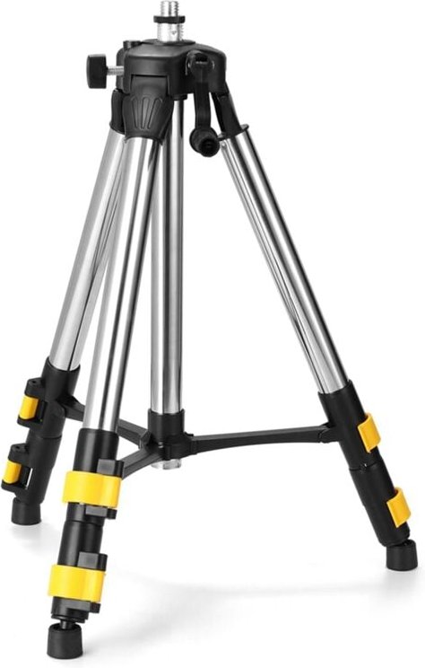 1,2 m Verlängerungsstange aus Edelstahl mit drei Höheneinstellungen, Stativständer für Laser-Wasserwaage, Zubehör für Wa...