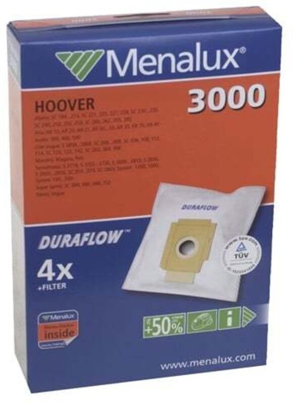 Menalux - stofzak synt hoover alpina / aria 3000 - 9001961516 - 7321429394970