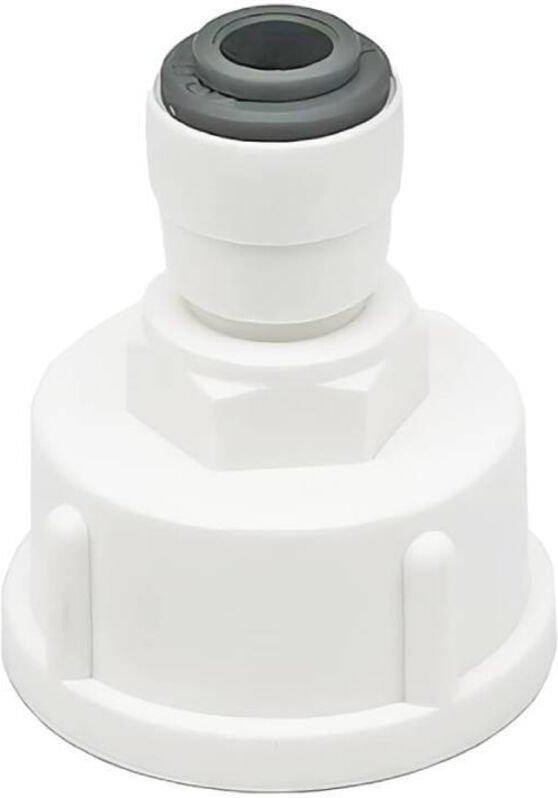 Qrity 1-teiliger Kühlschrank-Wasserschlauchanschluss, Schnellkupplung 1/4" auf 3/4" Innengewinde, Doppeldichtung, Schnel...