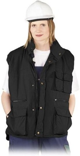 Kormoran Isolierte Ärmeljacke, Schwarz, Grösse Xxxl