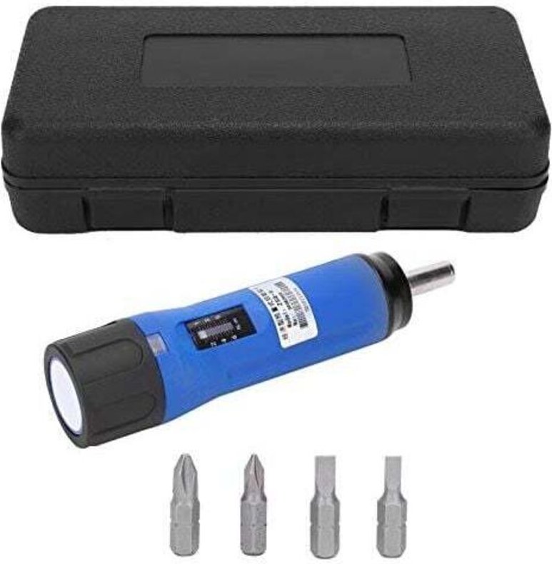 Drehmomentschraubendreher, Drehmomentschlüssel 1-6 Nm, Drehmomentschraubendreher mit voreingestelltem Drehmoment, tragba...