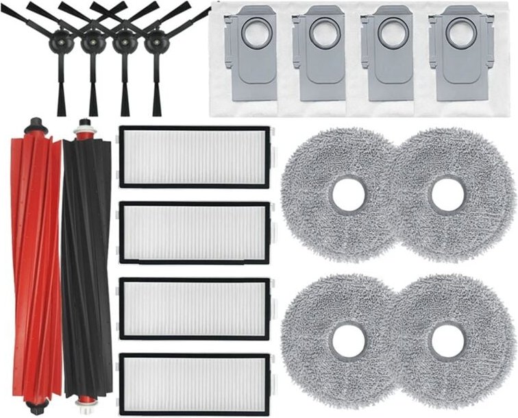 Für V20 / P10s pro Wichtigsten Seite Pinsel Filter Mopp Pads Staub Taschen