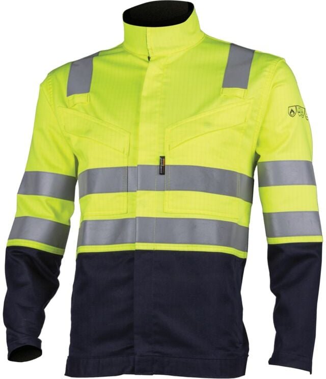 Hochsichtbare Arbeitsjacke THOR – Neon Gelb XL – 52/54
