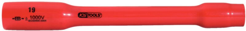 Ks Tools 1/2 Stecknuss mit Schutzisolierung, xl, 27 mm, 255 mm