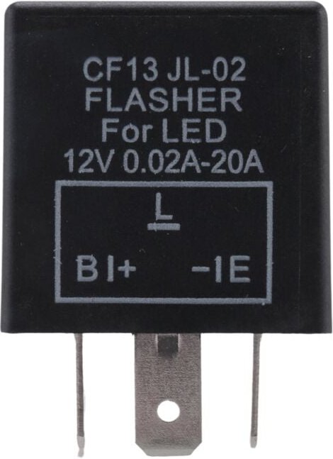 Tlily - Auto 3-poliges elektronisches LED-12V-Blinkrelais für Blinker