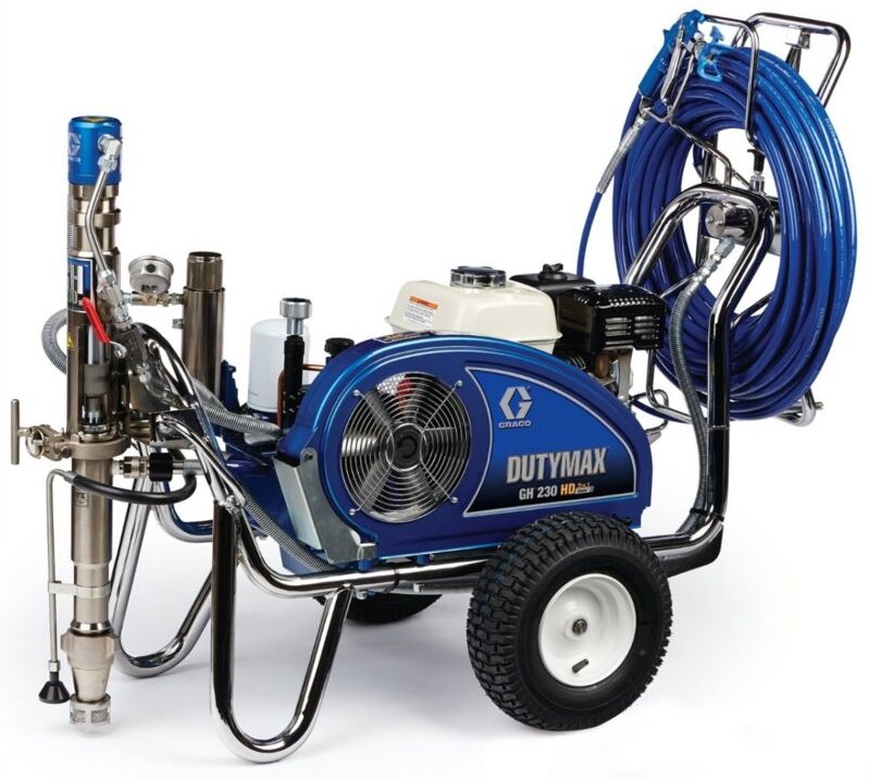 DutyMax GH230 hd ProContractor Benzin-Airless-Hydraulikspritzgerät – Graco 24W962